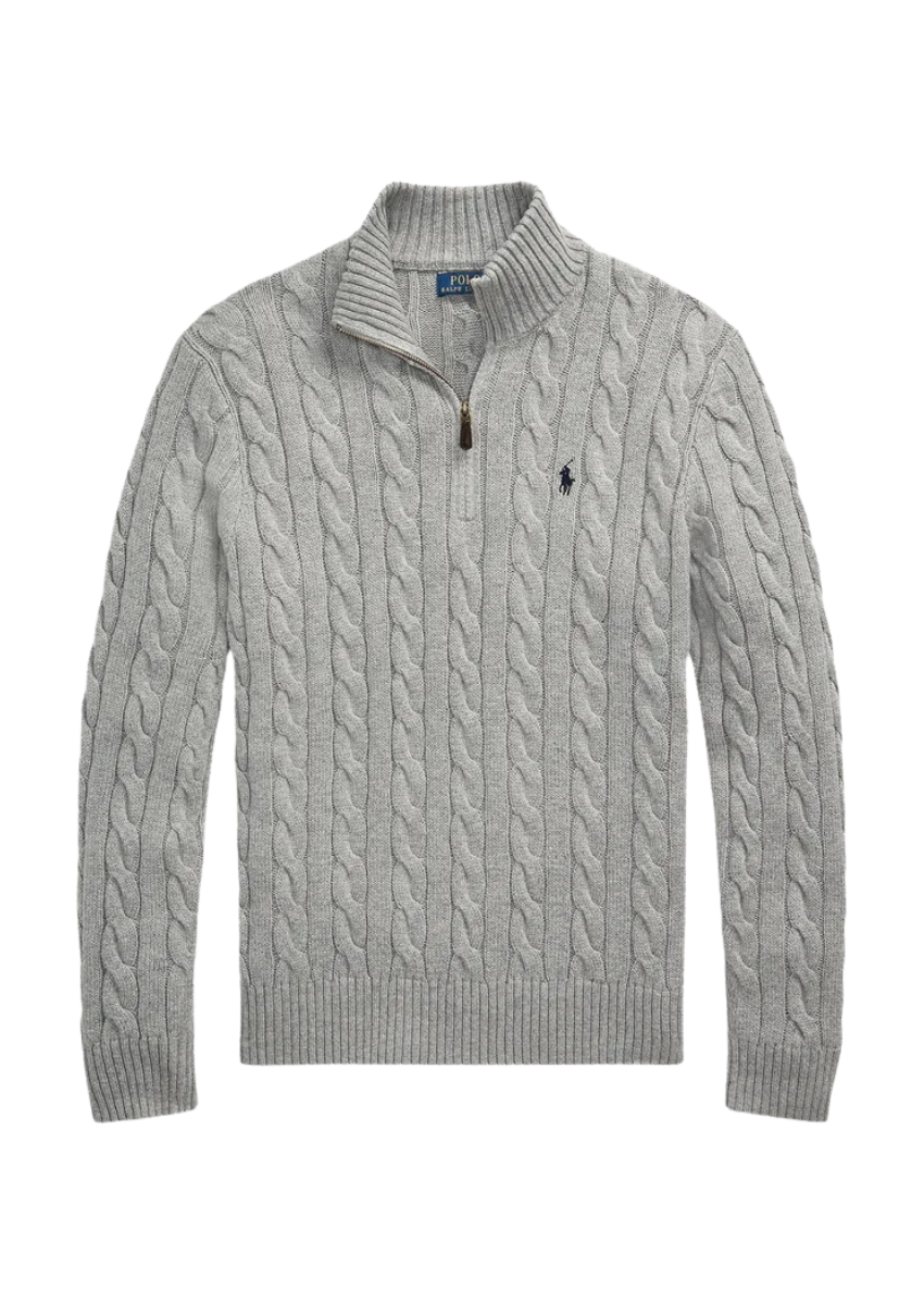 Ralph Lauren - Ženski ZIP džemper (Sivi)