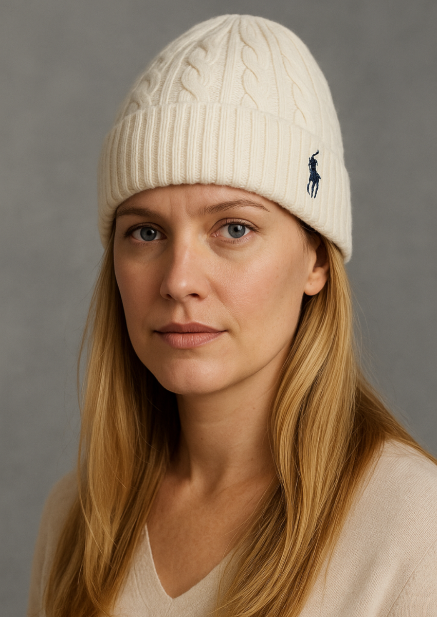 Ralph Lauren - Pletena zimska kapa (Bež)