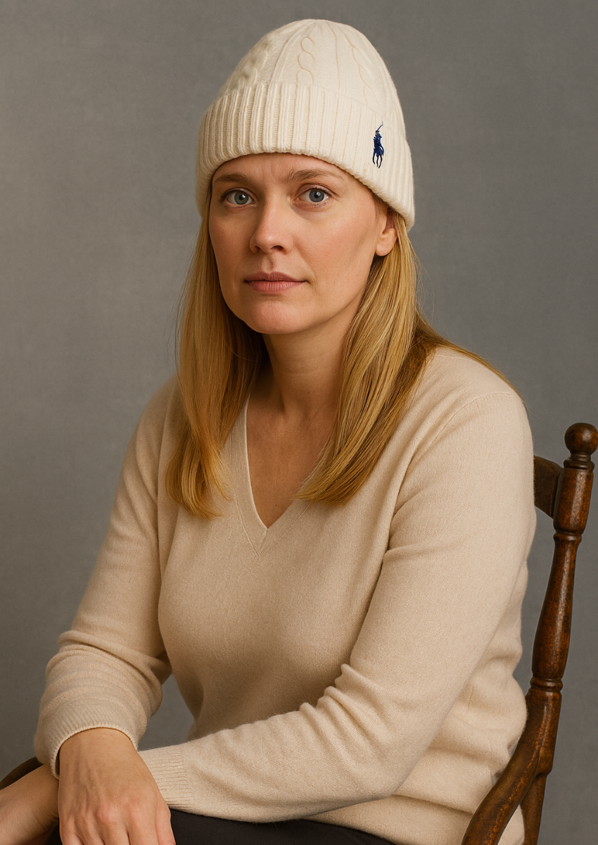 Ralph Lauren - Pletena zimska kapa (Bež)