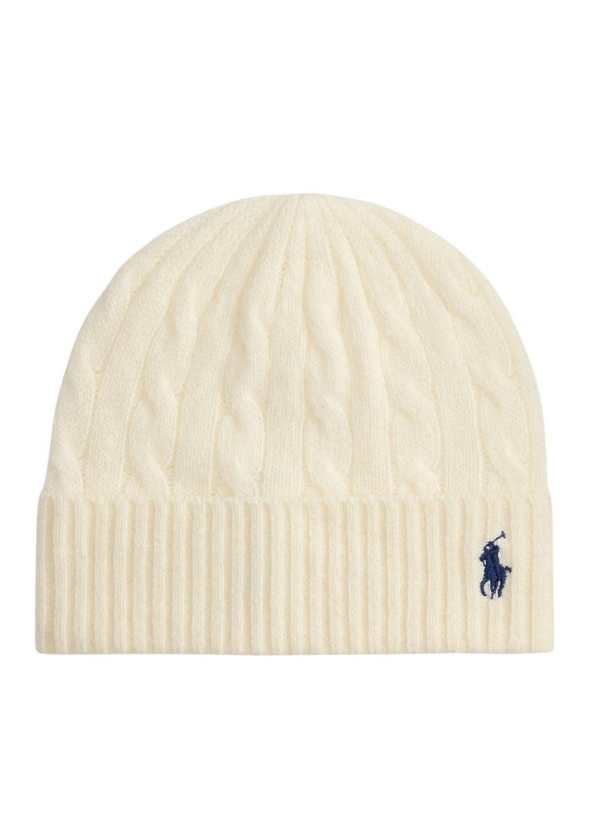 Ralph Lauren - Pletena zimska kapa (Bež)