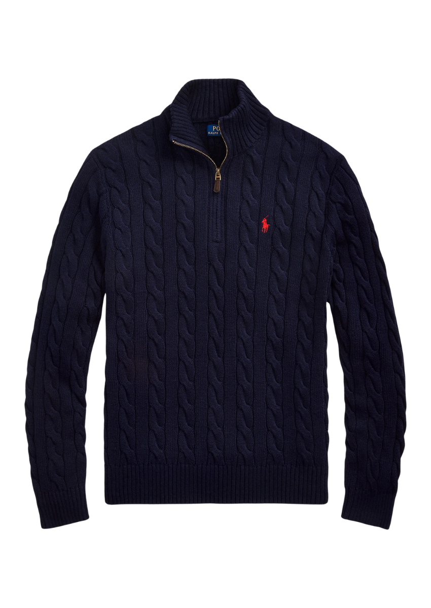Ralph Lauren - Ženski ZIP džemper (Navy)